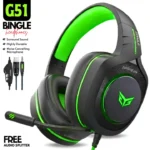 FunBug Pro Gaming Headset with RGB Lights, Noise Cancelling Mic, USB/3.5mm Plug - Comfortable Ear Cushions, On-Headset Audio Control, New - Image 2